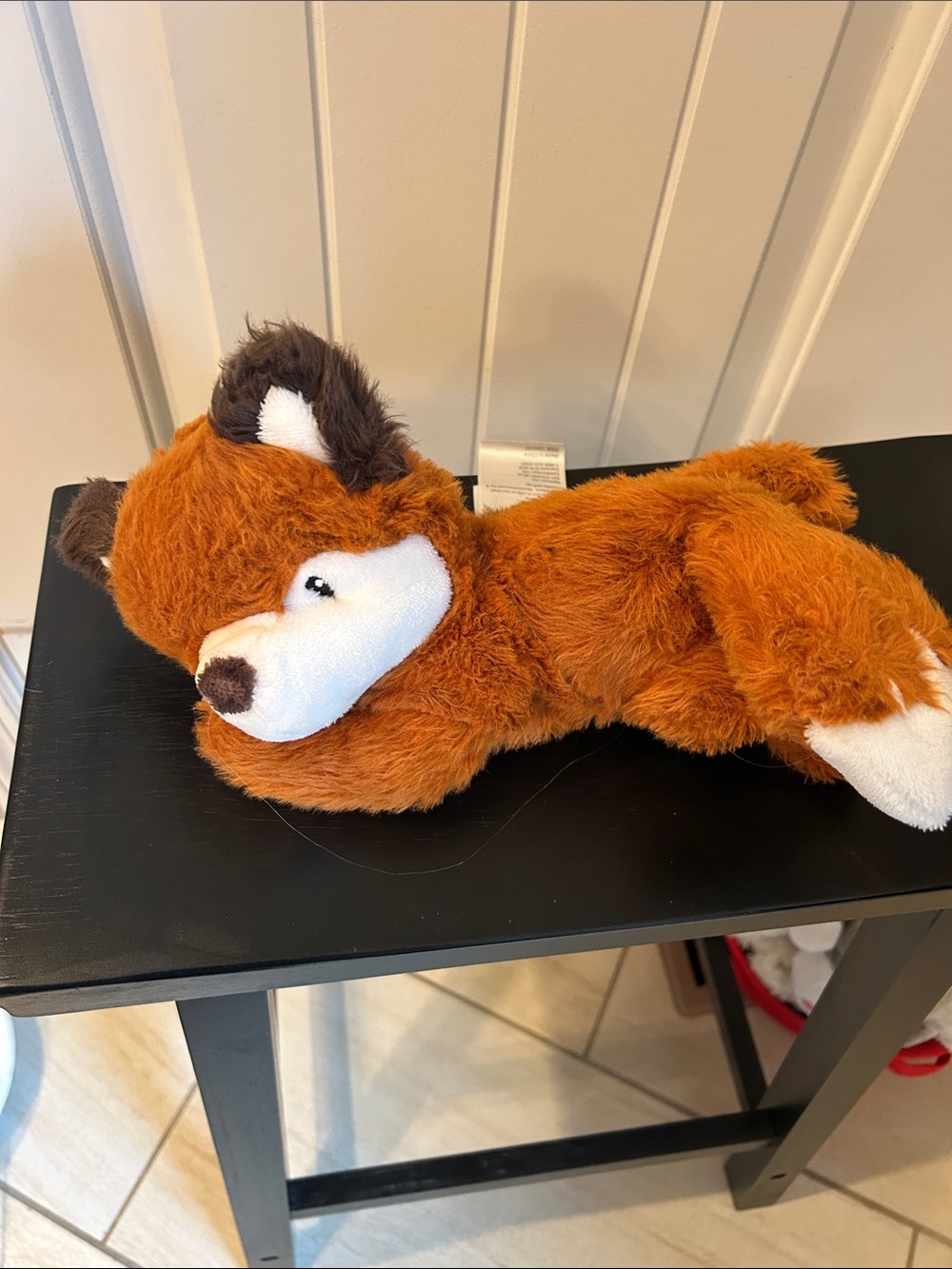 Plush Fox Stuffed Animal - Brown & White
